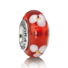 Load image into Gallery viewer, Pandora Retired Murano Flowers Bead - 790622
