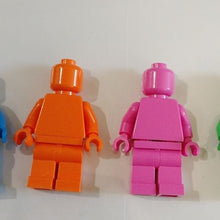 Load image into Gallery viewer, Lego Monochromatic Minifigures: Red, Blue, Orange, Pink, Green &amp; Purple, Set-6

