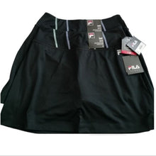 Load image into Gallery viewer, FILA Sport Mid-Rise Skorts, Black, XS, Set of 2
