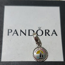 Load image into Gallery viewer, Pandora Sterling Silver Marco Island Florida Sailboat Dangle Charm 791169
