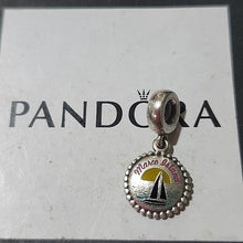 Load image into Gallery viewer, Pandora Sterling Silver Marco Island Florida Sailboat Dangle Charm 791169
