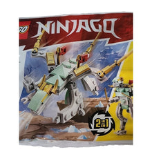 Load image into Gallery viewer, LEGO Ninjago Ice Dragon Creature Polybag Set 30649, 70 Pieces, 2-in-1 New
