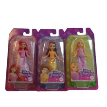 Load image into Gallery viewer, Disney Princess Ariel, Belle &amp; Rapunzel Mini Dolls, set of 3
