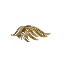 Load image into Gallery viewer, Vintage BSK Goldtone Metal Leaf Brooch
