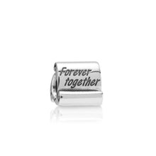 Load image into Gallery viewer, Pandora Forever Together Scroll Charm 925 ALE Sterling Silver 790513
