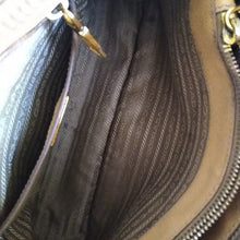 Load image into Gallery viewer, Prada Saffiano Lux Promenade Top Handle Satchel Bag in Cameo B…
