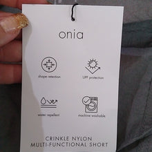 Load image into Gallery viewer, Onia Nylon Crinkle Multifunctional Short, Anchor Grey, size XL

