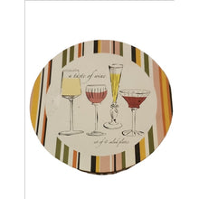 Load image into Gallery viewer, Rosanna A TASTE OF WINE White Ceramic Salad Plates, Boxed Set Of 4
