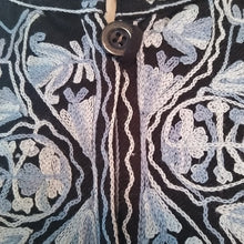 Load image into Gallery viewer, Take Two Embroidered Long Sleeved Jacket, Navy, Size  3X
