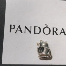 Load image into Gallery viewer, Pandora Sterling Silver Lucky Cat Animal Bead w/ Red Enamel - 790989EN05
