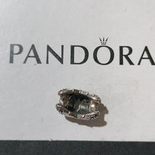 Load image into Gallery viewer, Pandora Sterling Silver Blue Butterfly Charm w/White + Blue Enamel 790761C01
