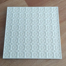 Load image into Gallery viewer, Lego Mosaic Batman Logo on 16 x 16 White plate,  257 pc.

