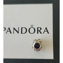 Load image into Gallery viewer, Pandora Retired Sterling Silver Poetic Blooms Heart Flower Charm 791825enmx
