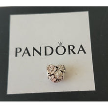 Load image into Gallery viewer, Pandora Retired Sterling Silver Poetic Blooms Heart Flower Charm 791825enmx

