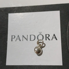 Load image into Gallery viewer, Pandora Sterling Silver March Birthday Droplet w/ Aqua Blue Pendant - 390396nab
