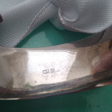 Load image into Gallery viewer, Vintage English STERLING Birmingham 1922 Hallmarked Etched Bangle Bracelet, 26 g
