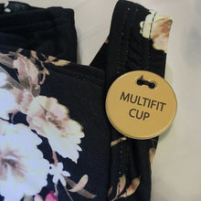 Load image into Gallery viewer, Nip Tuck Black Joanne Floral one Pc. Swimsuit, Size 4

