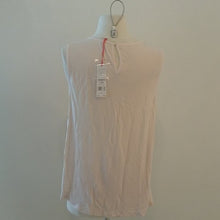 Load image into Gallery viewer, Elle Smocked Tank Floral Career Blouse, Pale pink/Peach/Black, Size Large
