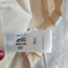 Load image into Gallery viewer, Elila 6621 Strapless Longline Underwire Lace Bra, Nude, size 46E
