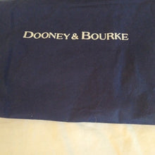 Load image into Gallery viewer, Dooney &amp; Bourke Black Leather East West Mini Tassel Satchel Bag Purse

