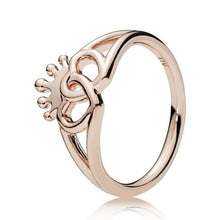 Load image into Gallery viewer, Pandora Rose ™ United Regal Hearts Ring 187685, size 6
