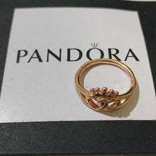 Load image into Gallery viewer, Pandora Rose ™ United Regal Hearts Ring 187685, size 6

