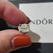 Load image into Gallery viewer, Pandora Retired Sterling Silver and 14K Gold Pandora&#39;s Box Bead - 791019
