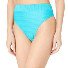 Load image into Gallery viewer, BCBGeneration Women's High Waist Hipster, Aqua//Feel the Rhythm, Size Large
