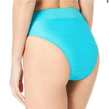 Load image into Gallery viewer, BCBGeneration Women's High Waist Hipster, Aqua//Feel the Rhythm, Size Large
