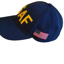 Load image into Gallery viewer, USAF U.S. Air Force Retired Military adjustable Ball Caps Hats, Set of 2
