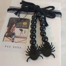 Load image into Gallery viewer, Rae Dunn HALLOWEEN Decor TRICK OR TREAT Wooden Book Stack
