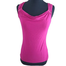 Load image into Gallery viewer, White House Black Market WHBM Fuchsia Career Sleeveless Blouse, Size XS
