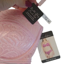 Load image into Gallery viewer, French Affair Multiway Push-up Bra + Panty Set, Pink, 34C/Medium
