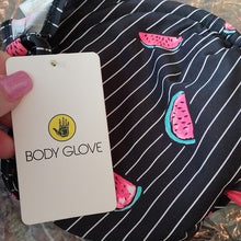 Load image into Gallery viewer, Body Glove Solo Underwire D Cup Bikini Top Swimsuit, Black Watermelon
