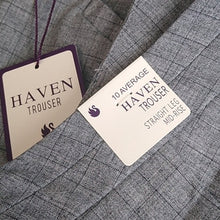 Load image into Gallery viewer, Women's Gloria Vanderbilt Haven Straight Trouser Pants, Heather Grey, Size 12
