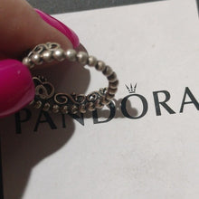 Load image into Gallery viewer, Pandora Sterling Silver My Princess Tiara Crown Ring, 190880cz, Size 56
