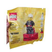 Load image into Gallery viewer, New! Fire Chief LEGO 2855045 Bricktober(Week 3) NIP 7 Pieces 2010 Sealed Polybag
