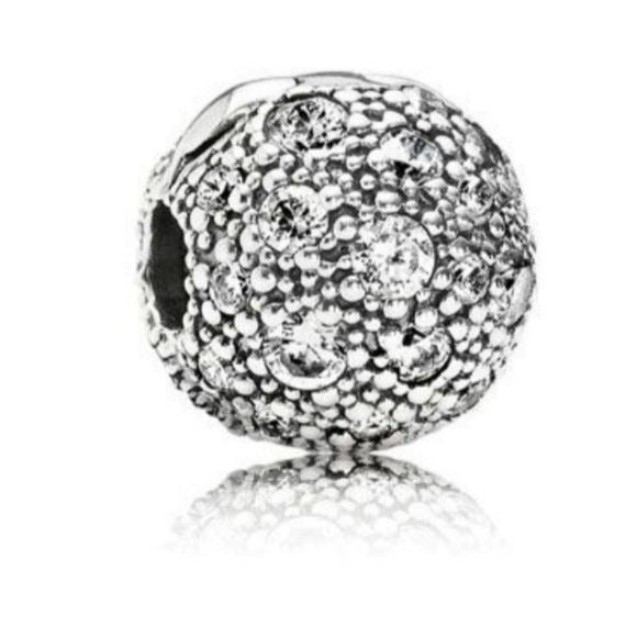 Pandora Cosmic Stars Sterling Silver Clear CZ Clip  791286CZ