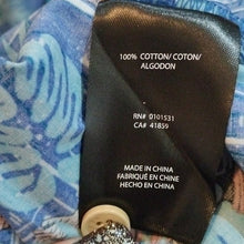 Load image into Gallery viewer, Marvel Comics Superheroes Hawaiian Button down Shirt, Blues Multicolor, Medium
