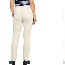Load image into Gallery viewer, Lands&#39; End Women&#39;s Mid Rise Straight Jeans, Natural, size 10
