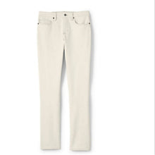 Load image into Gallery viewer, Lands&#39; End Women&#39;s Mid Rise Straight Jeans, Natural, size 10
