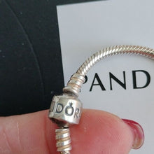 Load image into Gallery viewer, Pandora Sterling Silver 7.0&quot; Starter Bracelet w/Faith, Hope + Love Charm  790119
