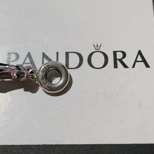 Load image into Gallery viewer, Pandora  Sterling Silver Punk Ballerina Ballet Shoes Dangle Charm  798339cz
