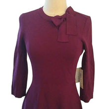 Load image into Gallery viewer, Eliza J. Neck bow Sweater Dress, Small
