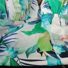 Load image into Gallery viewer, La Blanca V Neck Halter Tankini Top, The Monument, White Multicolor, size 2
