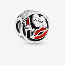 Load image into Gallery viewer, Pandora Glamour Kiss Sterling Silver Charm 796324ENMX
