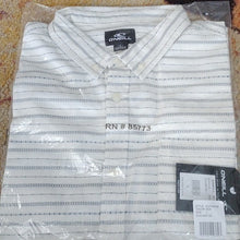 Load image into Gallery viewer, O'Neill Slausen Short Sleeved Button Down Shirt, Bone, Large
