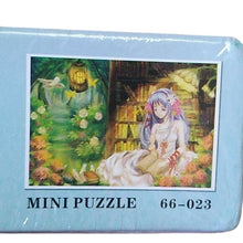 Load image into Gallery viewer, Anime Girl Puzzle Library Bunnies Garden 1000 pc
