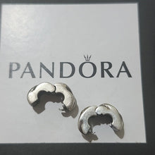 Load image into Gallery viewer, Pandora Retired Sterling Silver BRAIDED Bead Clips, Set Of 2,  791774
