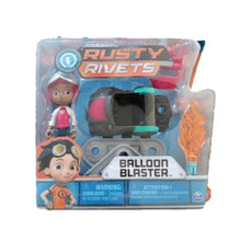 Load image into Gallery viewer, Rusty Rivets Flying Kart + Balloon Blaster Toys
